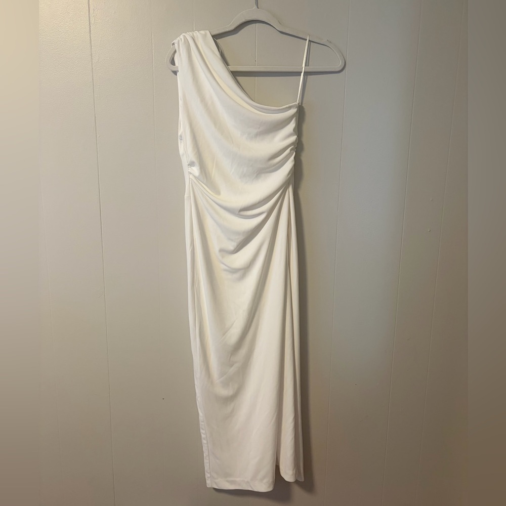 Zara Open Shoulder Midi Dress